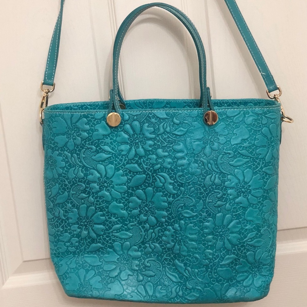 SOLD Borse Italian Leather Shoulder Bag Handbag